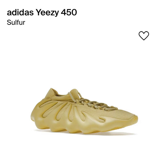 Adidas Yeezy 450 “Sulfur”