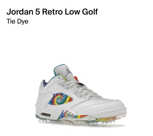 Jordan 5 “Tie Dye Golf” Low